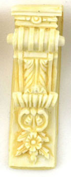 Dollhouse Miniature Bracket 2Pcs/Ivory